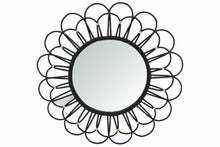 Lataa kuva Galleria-katseluun, Musta metallinen bambupeili
