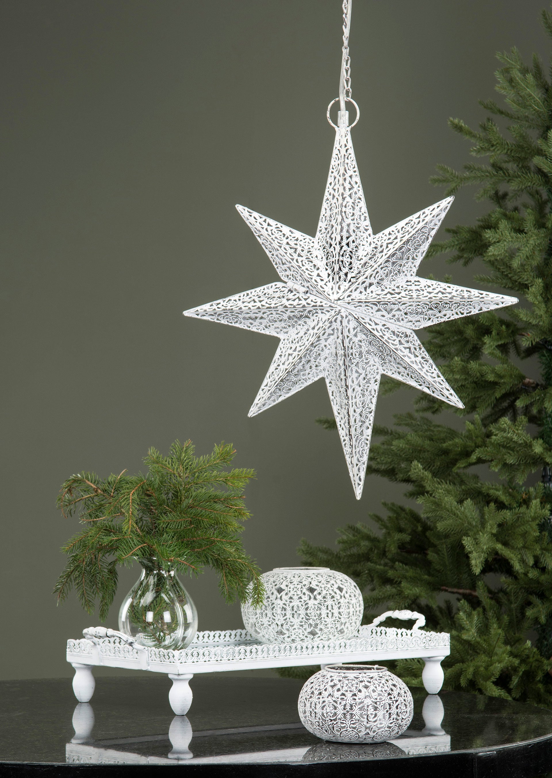 Tähtilamppu valkoinen